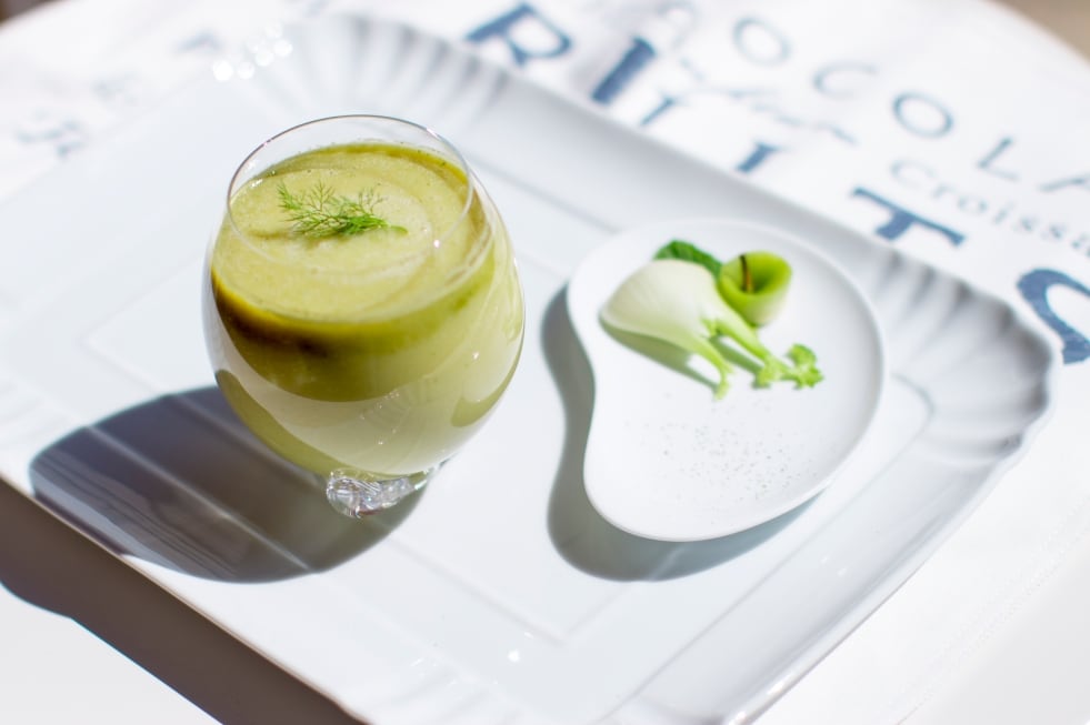 Smoothie alla mela verde, avocado, finocchio e tè Matcha ricetta