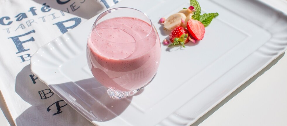 Smoothie alla rosa ricetta