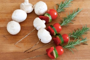 Preparazione Spiedini di verdure - Fase 3