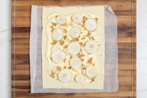 Preparazione Strudel al gorgonzola, pere e noci - Fase 3