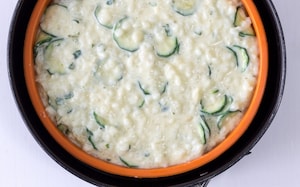 Preparazione Torta di riso e zucchine alla maggiorana - Fase 4