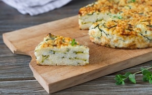 Preparazione Torta di riso e zucchine alla maggiorana - Fase 4