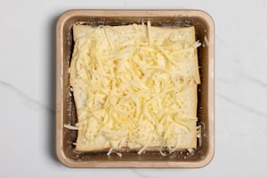 Preparazione Torta toast di uova e formaggio - Fase 3