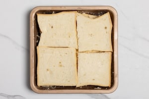 Preparazione Torta toast di uova e formaggio - Fase 3