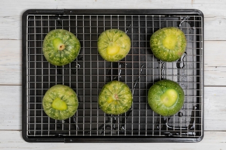 Preparazione Zucchine tonde ripiene di provola affumicata - Fase 2 Preparazione Zucchine tonde ripiene di provola affumicata - Fase 2