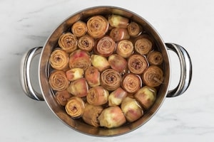 Preparazione Carciofini sott'olio - Fase 2