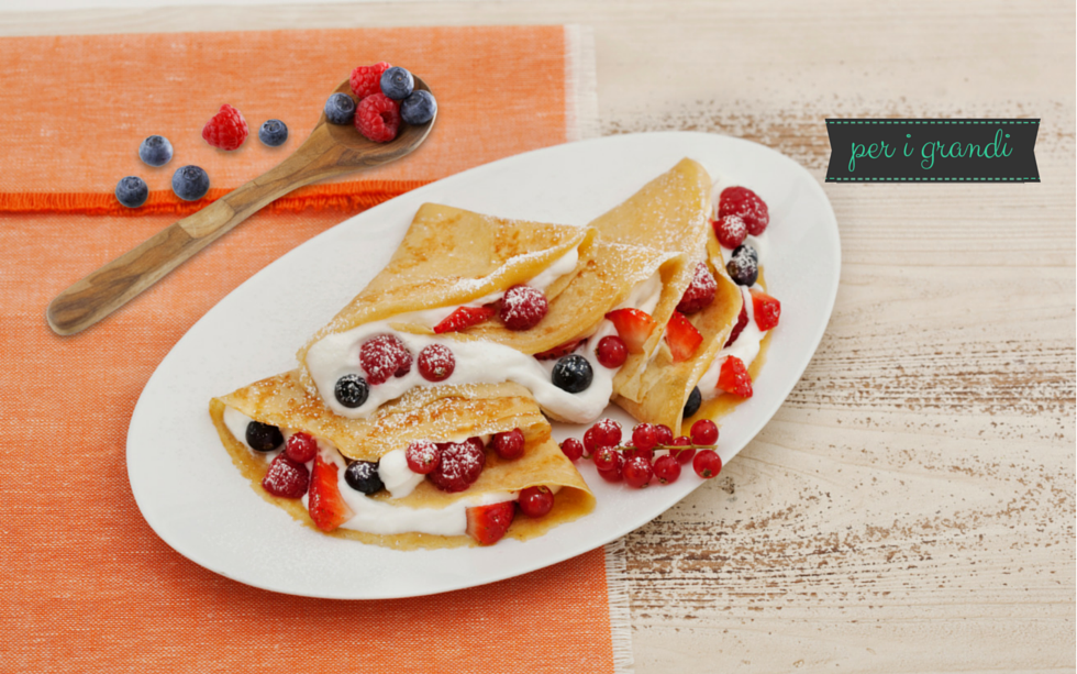 Crespelle alla frutta ricetta