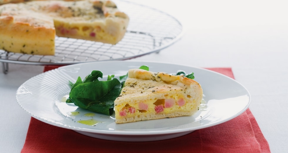 Focaccia alla pancetta e pecorino ricetta