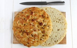 Preparazione Focaccia ripiena con mortadella e formaggio - Fase 5