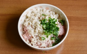 Preparazione Polpette al basilico - Fase 2