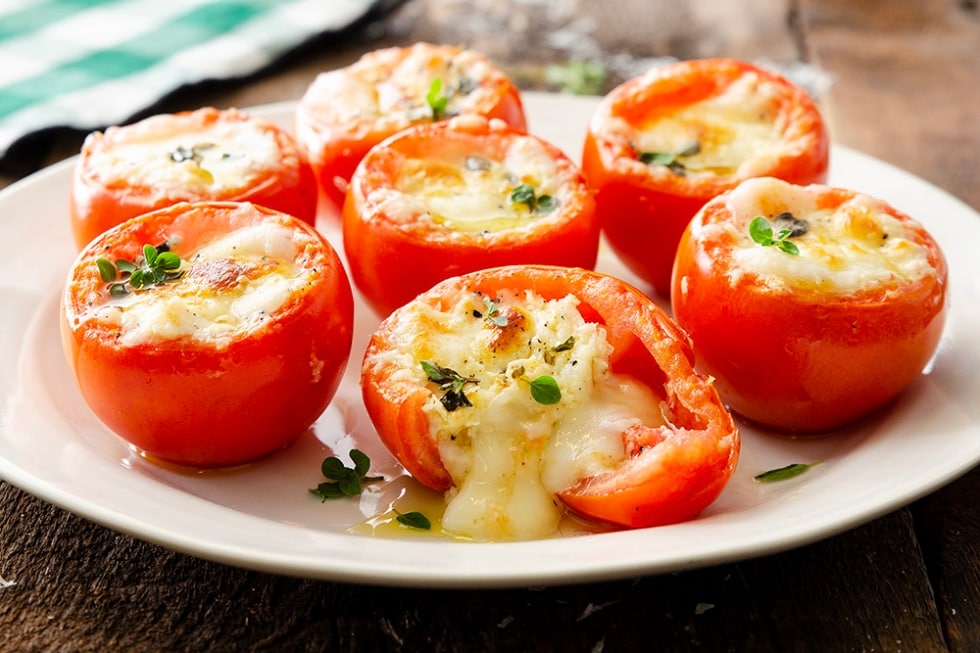 Pomodori al forno ripieni di pecorino ricetta