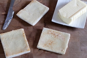 Preparazione Tartine al salmone - Fase 1
