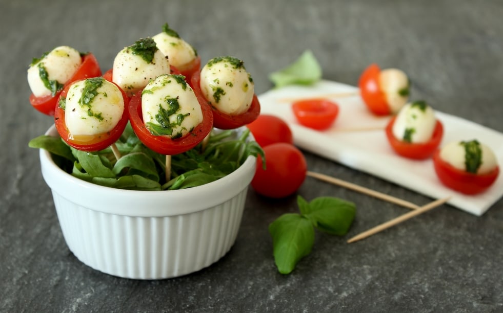 Caprese pop ricetta