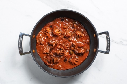 Preparazione Moscardini al sugo - Fase 4 Preparazione Moscardini al sugo - Fase 4