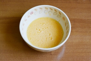 Preparazione Rotolo di frittata - Fase 1