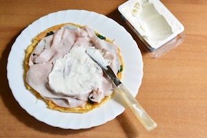 Preparazione Rotolo di frittata - Fase 2