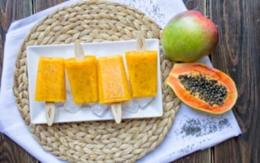 Stecco gelato ai frutti esotici e semi di Chia