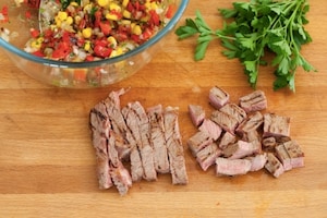 Preparazione Tacos con carne alla griglia e verdure - Fase 7