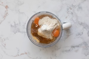 Preparazione Tarte con avena, mele, more e semi di zucca - Fase 1