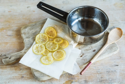 Preparazione Torta al limone e miele con semi di papavero - Fase 1 Preparazione Torta al limone e miele con semi di papavero - Fase 1