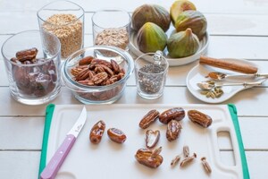 Preparazione Barrette ai fichi e crema di cocco - Fase 1