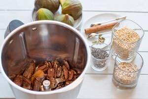 Preparazione Barrette ai fichi e crema di cocco - Fase 1