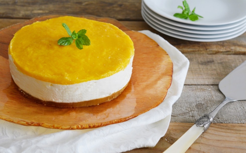 Cheesecake al mango ricetta
