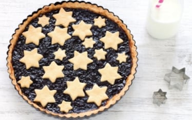 Crostata alla confettura di mirtilli 