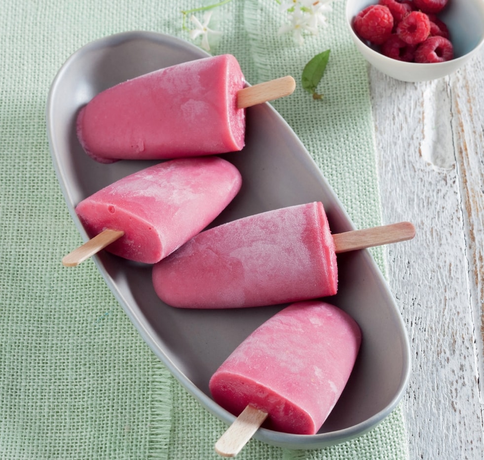 Gelato stecco con latte di mandorle e frutta ricetta