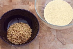 Preparazione Insalata di pomodori e cereali - Fase 1