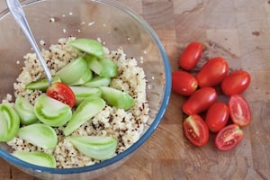 Preparazione Insalata di pomodori e cereali - Fase 5