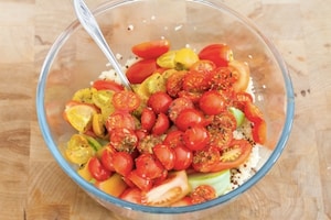 Preparazione Insalata di pomodori e cereali - Fase 5