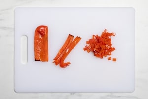 Preparazione Insalata di riso nel melone - Fase 1