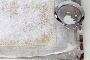 Preparazione Millefoglie al cioccolato e more - Fase 1