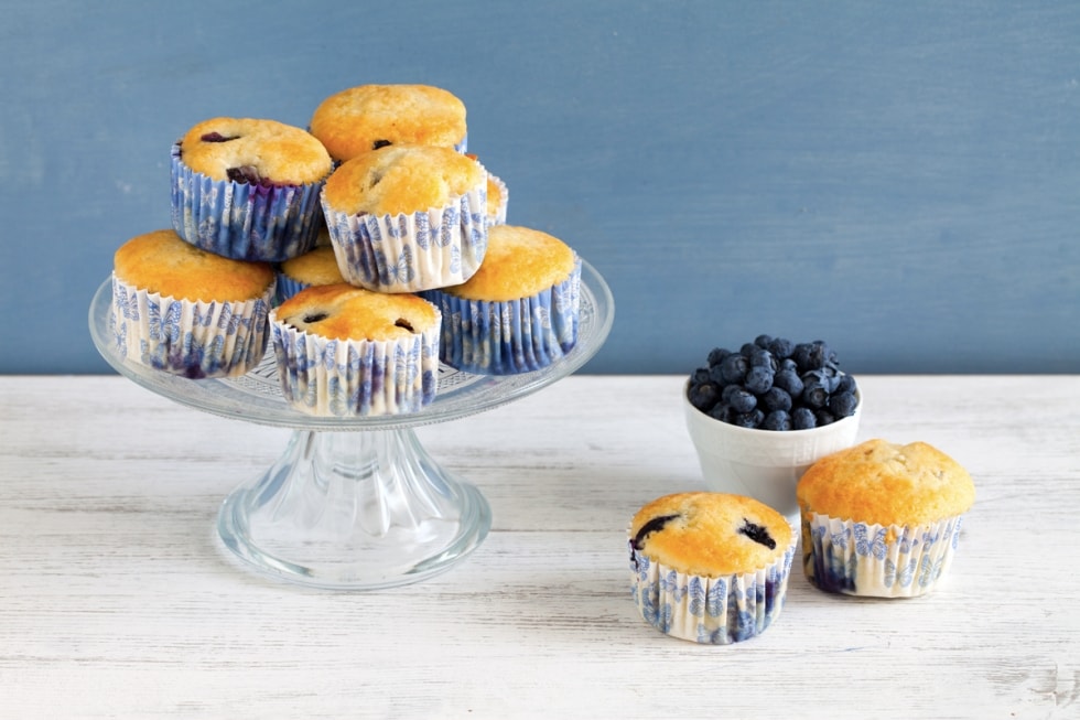 Muffin ai mirtilli con il Bimby ricetta