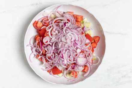 Preparazione Panzanella - Fase 2 Preparazione Panzanella - Fase 2