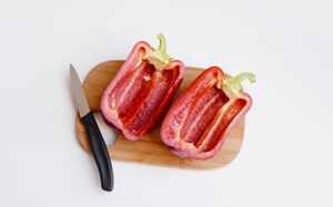 Preparazione Peperoni ripieni di cous cous e ceci - Fase 1