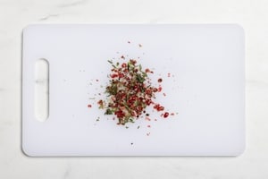 Preparazione Spiedini di pescatrice e pesche - Fase 3