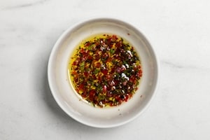 Preparazione Spiedini di pescatrice e pesche - Fase 3