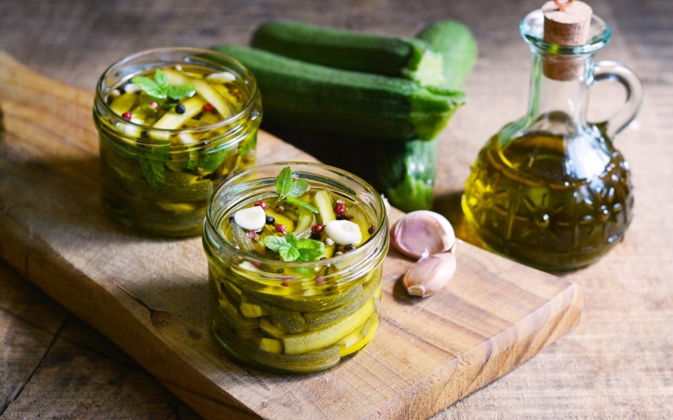 Zucchine sott'olio ricetta