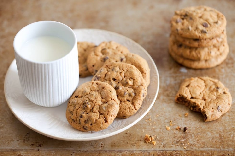 Biscotti cookies americani ricetta