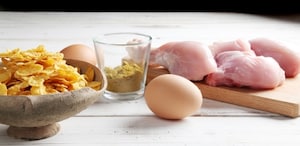 Preparazione Pollo al forno ai corn flakes  - Fase 1