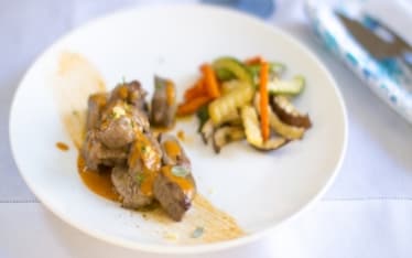 Tajine di manzo al sidro e zenzero