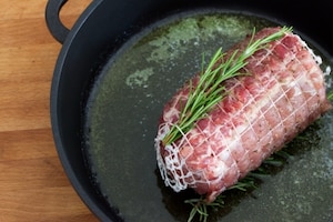 Preparazione Arrosto di maiale al sidro e mele - Fase 1