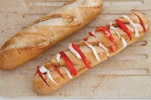 Preparazione Baguette farcita alla Hasselback - Fase 2