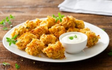 Crocchette di pollo in panatura di patatine