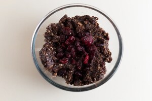 Preparazione Fudge con ganache al cioccolato e frutta secca - Fase 3