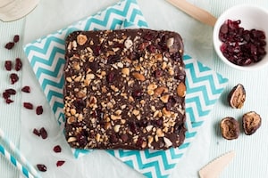 Preparazione Fudge con ganache al cioccolato e frutta secca - Fase 5