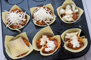 Preparazione Mini lasagne - Fase 3
