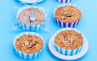 Piccole sbrisolone alle nocciole